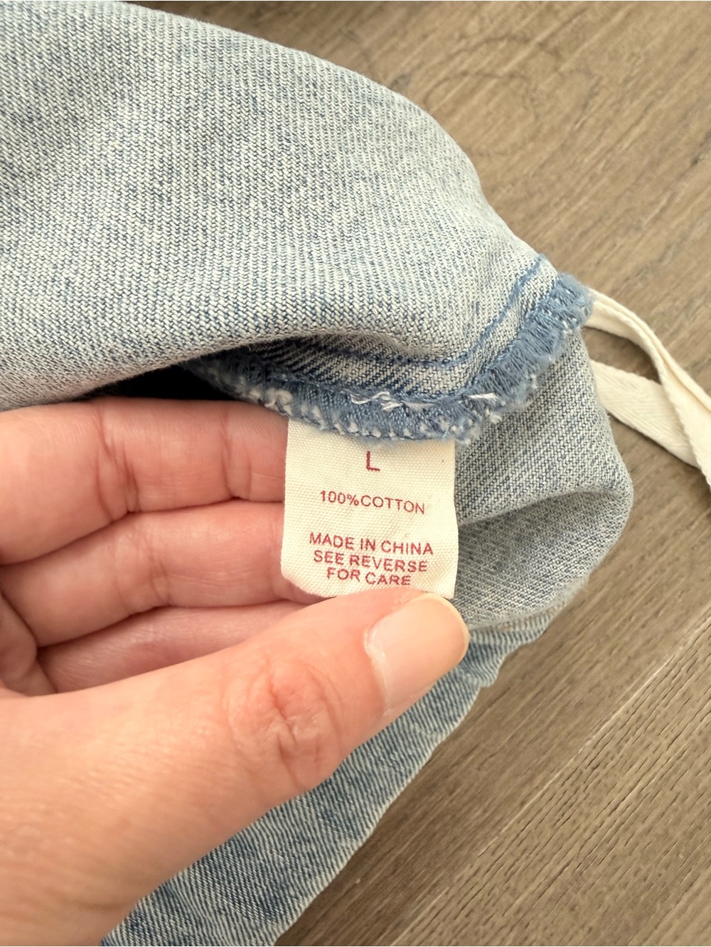Wishlist Oversized Cotton Denim Cinch Hem Bomber Jacket Large - Picture 11 of 14